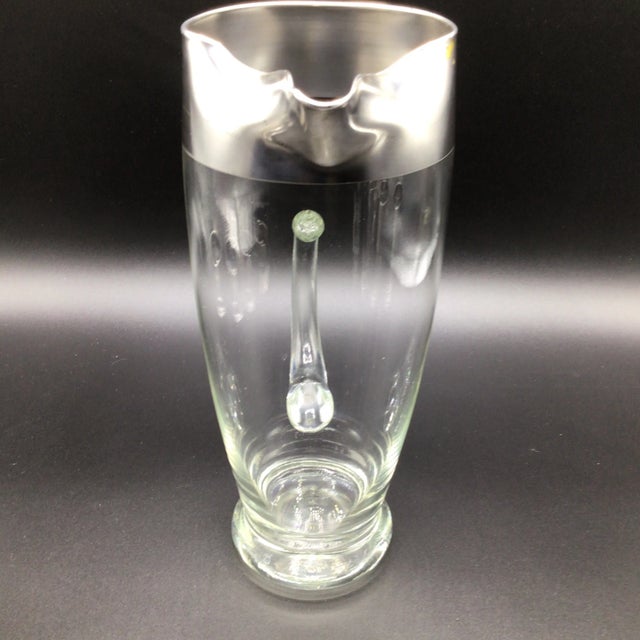 Dorothy Thorpe Martini Pitcher With 4 Roly Poly Glasses Muddle Spoon and Glass Stir Stick - Set of 7 For Sale In Sacramento - Image 6 of 12