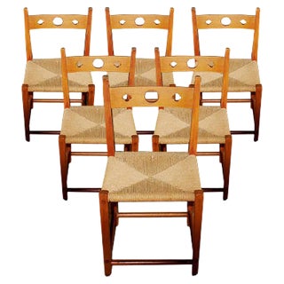 Dining Chairs, Set of 6 For Sale