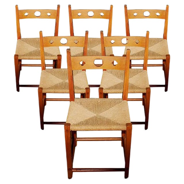 Dining Chairs, Set of 6 For Sale