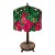 Unique Art Glass & Metal Company Tiffany Studios Style Morning Glory Leaded Glass Table Lamp, Circa 1915 For Sale