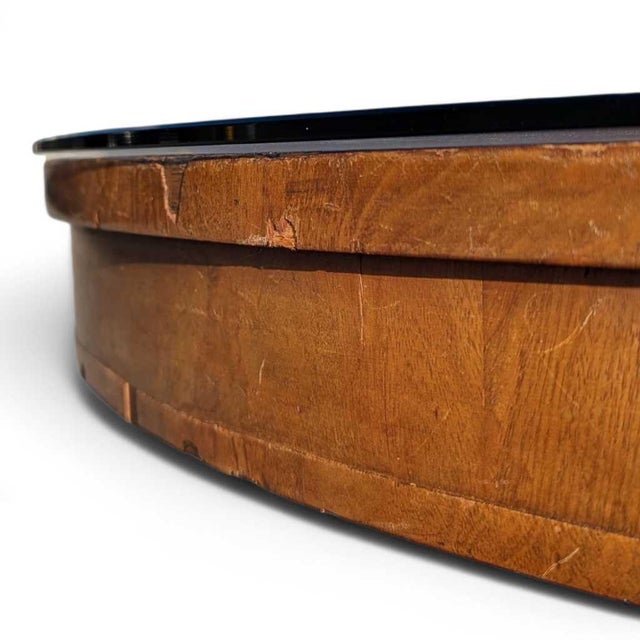 Early 19th Century Charles X Mahogany and Walnut Round Coffee Table For Sale - Image 10 of 18