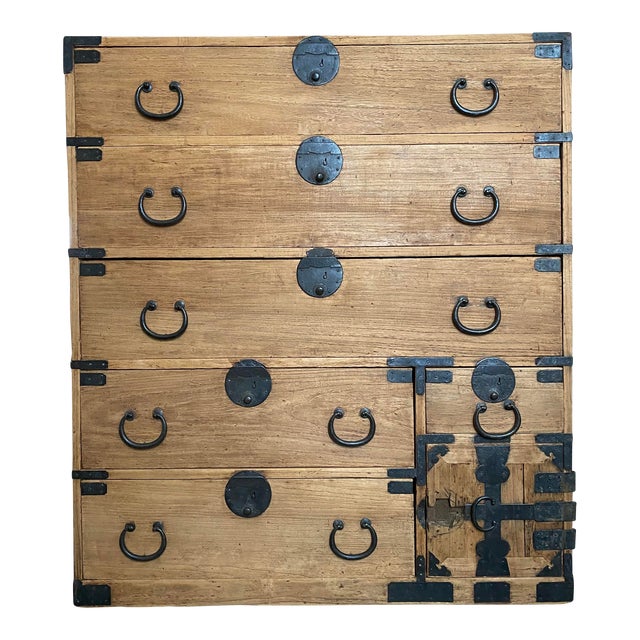 19th Century Japanese Tansu Chest For Sale