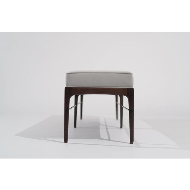 Linear Bench in Dark Walnut Series 72 by Stamford Modern For Sale In New York - Image 6 of 18