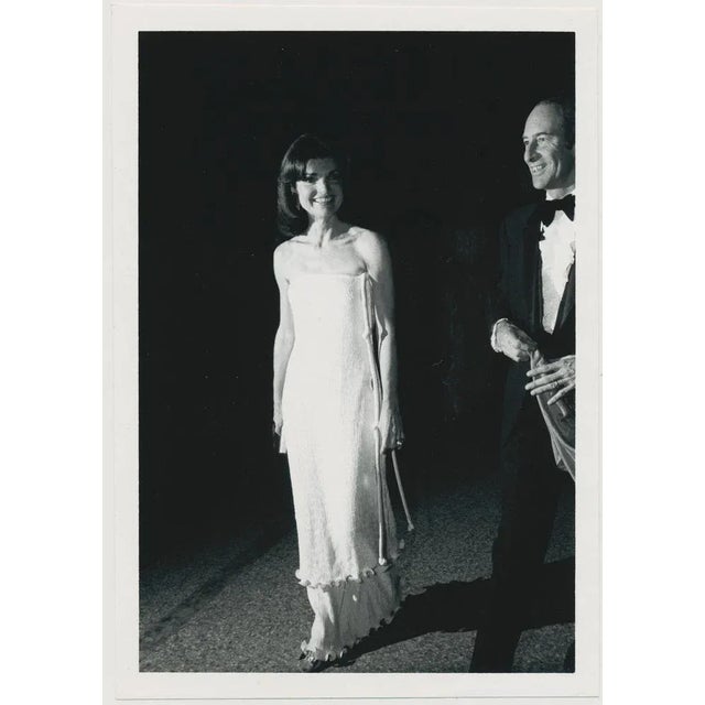 1970s Jackie Kennedy, Thomas Hoving at the MET, USA, 1976, Black & White Photograph For Sale - Image 5 of 5