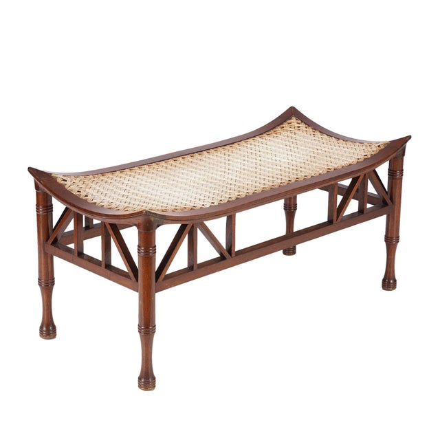 Double Thebes Stool by Liberty of London, C. 1870-1900 For Sale - Image 4 of 9