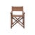 Contemporary Director's Chair in Leather For Sale - Image 3 of 8