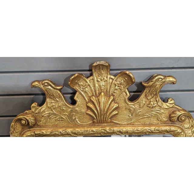 Late 20th Century Late 20th Century Friedman Brothers Double Eagle Colonial Williamsburg Gold Gilt Mirror Cw Lg 6 For Sale - Image 5 of 11
