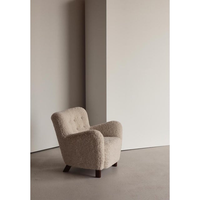 Scandinavian Modern Sheepskin Model FH-1669 Easy Chairs from Fritz Hansen, 1940s, Set of 2 For Sale - Image 13 of 17
