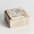 Contemporary Jaqueline Marble Square Lidded Box Wide For Sale - Image 3 of 5