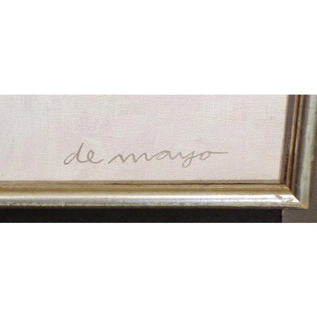 Contemporary 1980s "After the Snow" Southwestern Winter Landscape Acrylic Painting by Louis De Mayo, Framed For Sale - Image 3 of 5