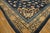 Navy Blue Traditional Floral-Medallion Design in a Navy Background Color Antique Chinese Peking Rug For Sale - Image 8 of 12