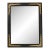 Late 19th Century Late Victorian Ebonized & Gilt Accent Mirror For Sale