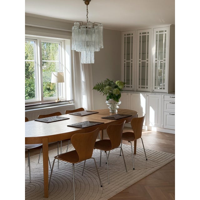 Classic Hallway Murano Chandeliers Tronchi in the style of Venini, Set of 2 For Sale - Image 4 of 9