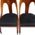 Regency Spoon Back Slipper Chairs, Michael Taylor for Baker Attributed a Pair. Spoon Back, Mahogany Wood, Brass Casters For Sale In New York - Image 6 of 12