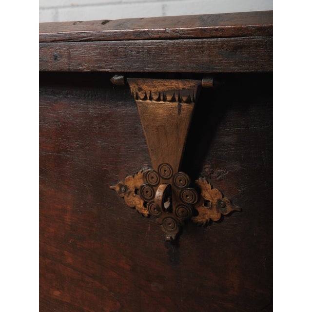Late 20th Century Brass Fitted Storage Chest For Sale - Image 5 of 8