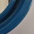 Mirror with a typical 70s design. Colored plastic frame in blue with original round mirror. Excellent overall vintage...