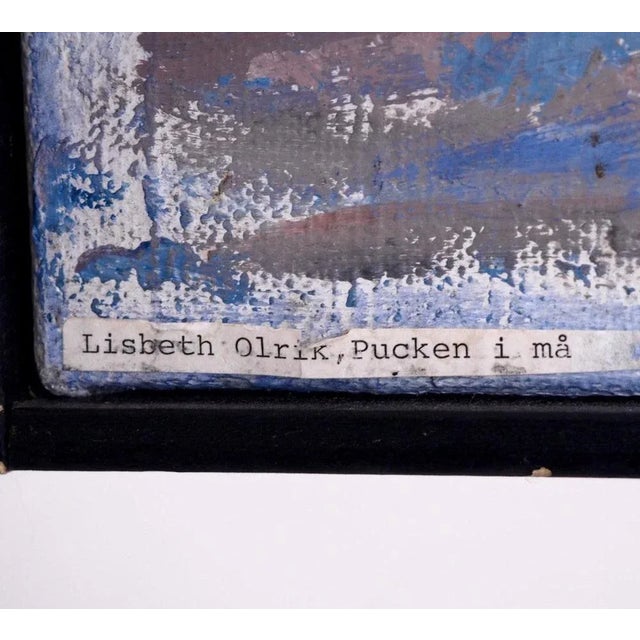 Lisbeth Olrik, Modern Painting, Oil on Canvas For Sale - Image 4 of 6