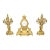 19th C. French Louis XVI Style Ormolu Clock Set by Deniere For Sale