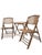 MCM British Colonial Style Bamboo Folding Chairs With 2 Side Tables For Sale In Chicago - Image 6 of 7