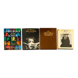 Mid 20th Century Old Hollywood Hardcover Books- Set of Four