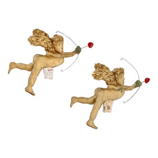 Florentine Cherub Bottle Stoppers, Pair For Sale