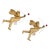 Florentine Cherub Bottle Stoppers, Pair For Sale