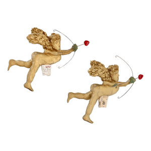 Florentine Cherub Bottle Stoppers, Pair