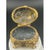 Brass Antique Brass Cherub Jewelry Casket Footed Trinket Box Art Nouveau Figural Putti For Sale - Image 8 of 18