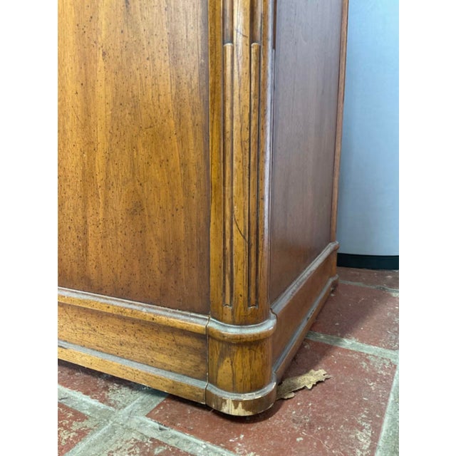Mid 20th Century Mid 20th Century Wooden Flip-Top Extendable Buffet Table For Sale - Image 5 of 12