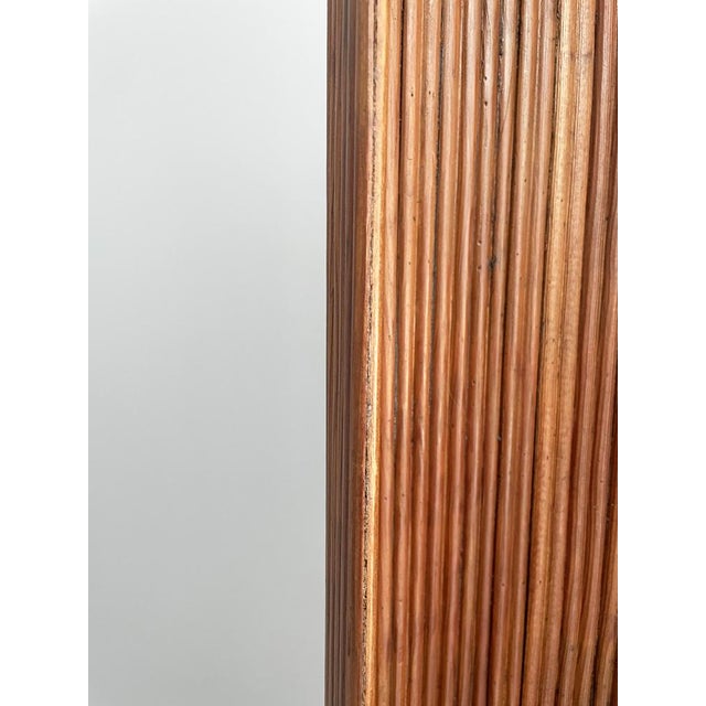 Mid-Century Modern Italian Self-Supporting Wooden Screen, 1950s For Sale - Image 10 of 18