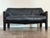 Cassina Vintage 1980’s Mario Bellini for Cassina Cab Leather Settee For Sale - Image 4 of 10