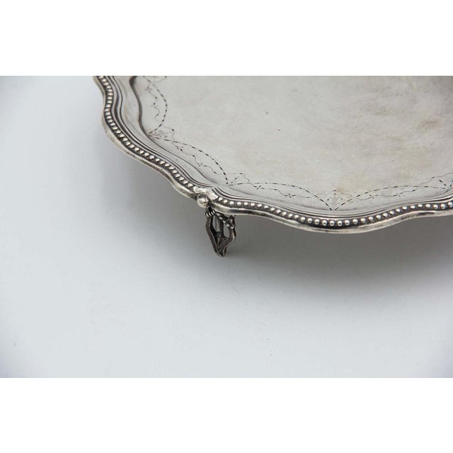 Silver Ticket Box with Reliefs, in Good conditions.