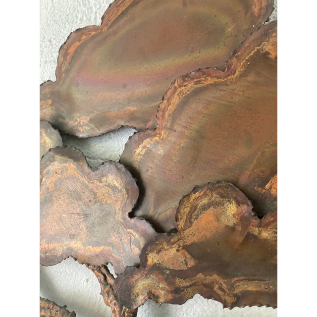 Vintage Copper Wall Hanging in the Manner of Curtis Jere For Sale - Image 4 of 6