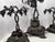 Rococo Thomas Bradbury & Sons Antique Victorian Rococo Revival 3-Piece Candelabra Set - Ornate Grape Vine & Leaf Motif Centerpiece, Late 19th Century For Sale - Image 3 of 6