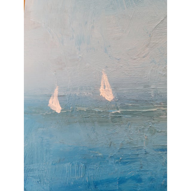 Cliffside 4, Contemporary Seascape Landscape Oil Painting For Sale - Image 11 of 13