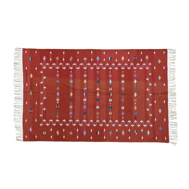 Not Yet Made - Made To Order Yohanna Rug, 5x8, Brick Red For Sale - Image 5 of 5