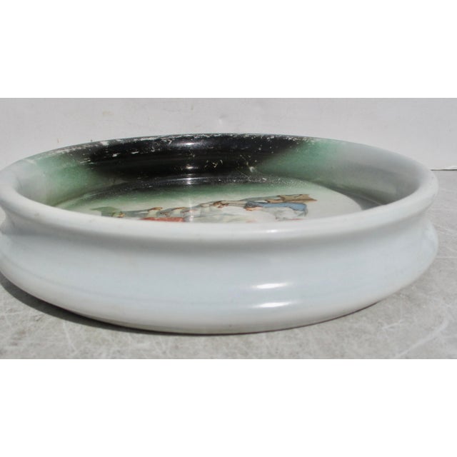 Figurative German Porcelain Childs Dish "Judgement of Paris " For Sale - Image 3 of 9