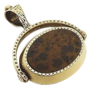 Early 19th Century Georgian 10k Gold Swivel Fob Pendant