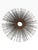 A spectacular vintage Mid-Century Modern sunburst mirror with a dramatic sculptural silhouette and an exceptional...