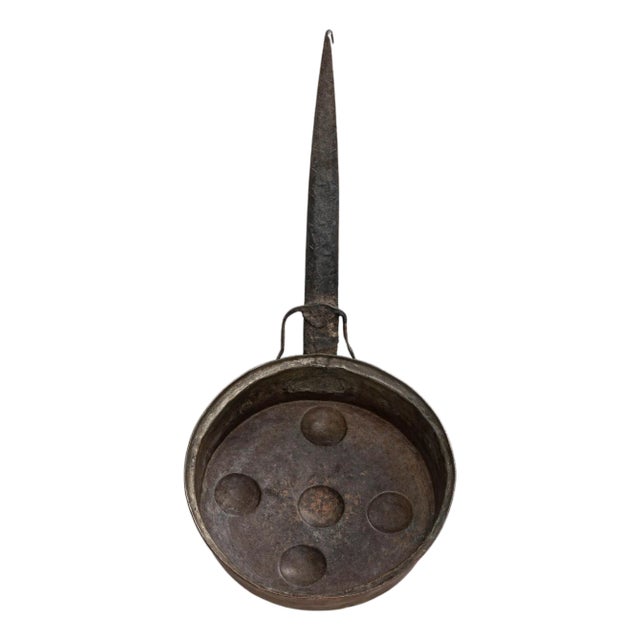 19th Century French Escargot/Egg Poacher Copper Pan For Sale