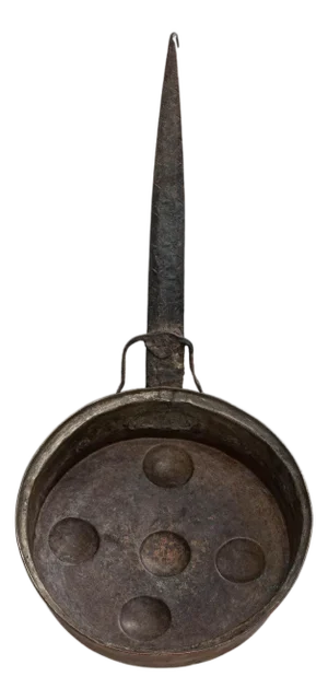 19th Century French Escargot/Egg Poacher Copper Pan