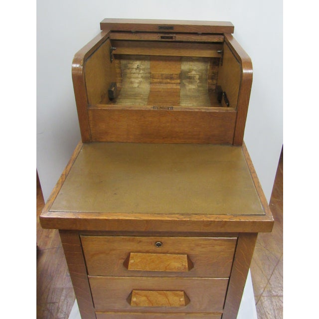 Antique Oak Cash Register Stand Chairish