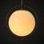 Scandinavian Functionalist Pendant Globe Lamp in Glass and Brass, Sweden, 1930s For Sale - Image 4 of 8