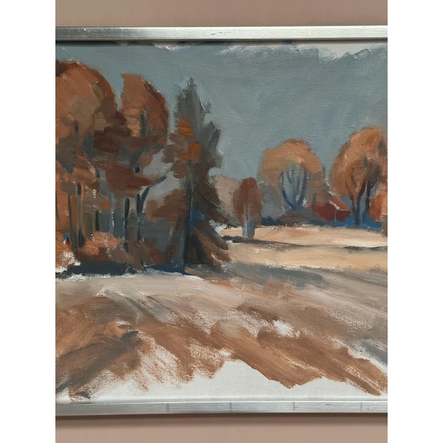 Knut Måsö, Red Autumn, 1950s, Oil Painting on Canvas, Framed For Sale - Image 15 of 18
