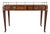 French Regency Leather Top Desk With Campaign Styling and Gallery For Sale