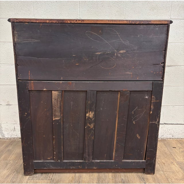 Antique Victorian Eastlake Secretary Desk Chest of Drawers For Sale - Image 17 of 17