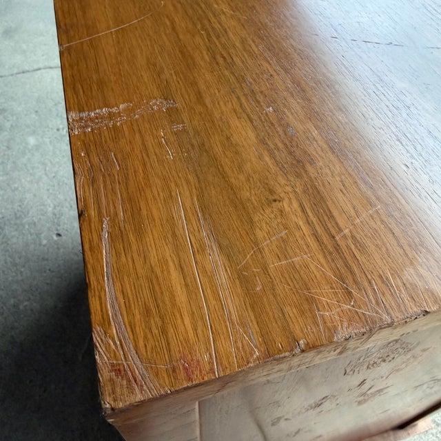 Thomasville Rosewood and Walnut Tall Dresser Chest Mid Century Modern For Sale - Image 10 of 12