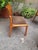 Mid-Century Modern Vintage Chairs in Light Wood and Fabric Seat with Curved Backrest, 1960s, Set of 5 For Sale - Image 3 of 12