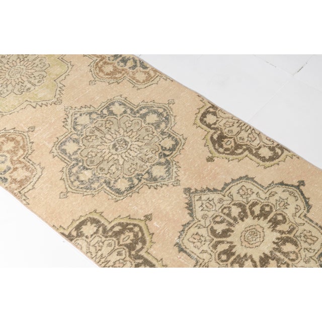 1960s Low Pile Vintage Home Decor Rug For Sale - Image 5 of 9