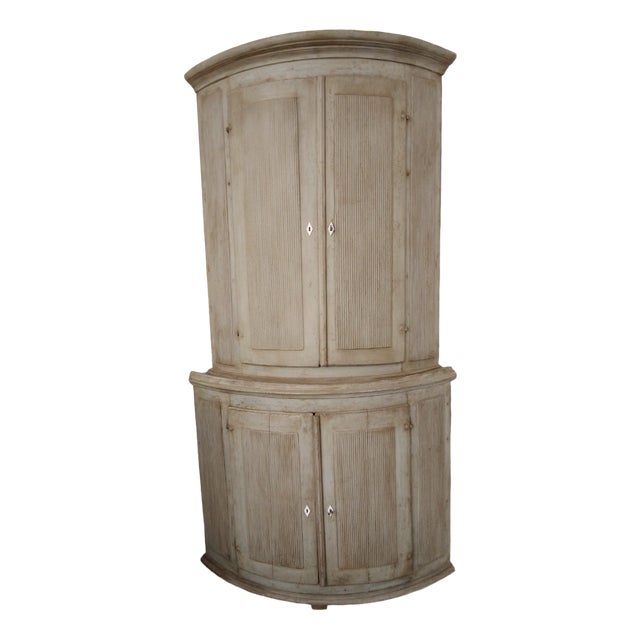 Gustavian Corner Cabinet, Sweden For Sale